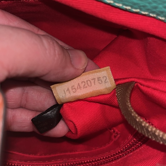 NWT! Dooney & Bourke Mini Waverly Jade Pebble Grain Leather - Picture 14 of 17